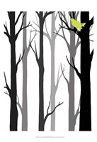 Forest Silhouette II Fine Art Print