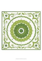 Folk Tile III Framed Print