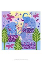 Elephant Sunshine Framed Print