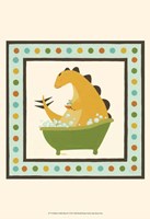 Rub-A-Dub Dino IV Fine Art Print
