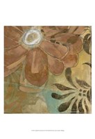 Cropped Floral Abstraction I Framed Print