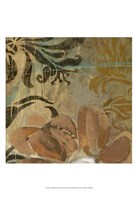 Cropped Floral Abstraction II Framed Print