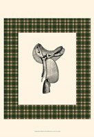 Saddle and Plaid I Fine Art Print