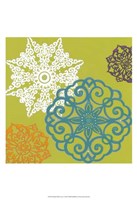 Vibrant Winter Lace I Fine Art Print