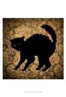 Cat & Damask Fine Art Print