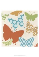 Butterfly Patterns II Framed Print
