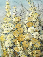 Cluster of Hollyhock II Fine Art Print