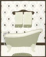 Parisian Bath I Framed Print