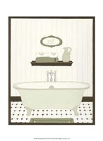 Parisian Bath III Framed Print