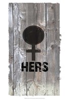 His-n-Hers I by Andy James - 13" x 19", FulcrumGallery.com brand
