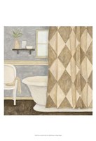 Patterned Bath I Fine Art Print