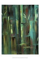 Turquoise Bamboo II Fine Art Print