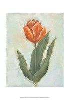 Painted Tulips IV Framed Print