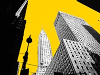 New York on Yellow Fine Art Print