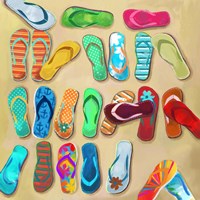 Flip Flops I Fine Art Print