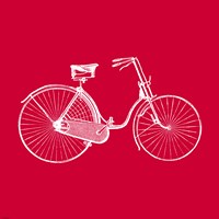 Red Bicycle Fine Art Print