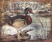 Duck Sign II - petite by Paul Brent - 10" x 8" - $9.99