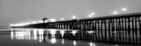 Pier Night Panorama I - mini Fine Art Print