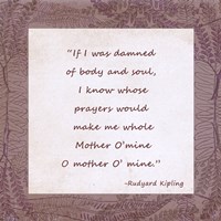 Mother O Mine Fine Art Print