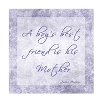 A Boy's Best Friend Framed Print