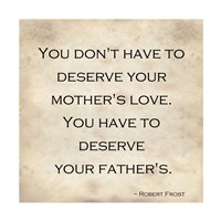 Your Father's Love Fine Art Print