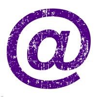 Purple Ampersat Fine Art Print