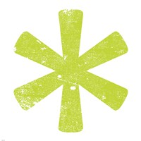Lime Asterisk Fine Art Print