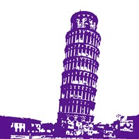 Pisa in Purple Fine Art Print