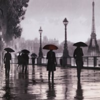 Paris Red Umbrella