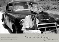 Ricardo With His Chevrolet by Chris Simpson - 28" x 20"