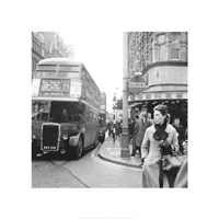 Tottenham Court Road And Oxford Street Junction, 1965 Fine Art Print
