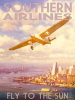 Southern Airlines Fine Art Print
