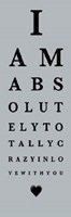 Eye Chart I Fine Art Print