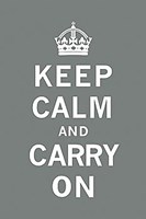 Keep Calm And Carry On VIII Fine Art Print