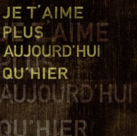 I Love You More Today Than Yesterday Fine Art Print