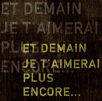 And Tomorrow I'll Love You Even More Fine Art Print