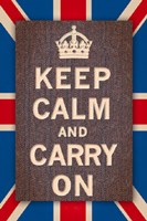 Keep Calm Britain Fine Art Print