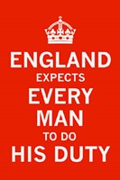 England Expects... Fine Art Print