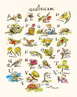 A Garden ABC Fine Art Print