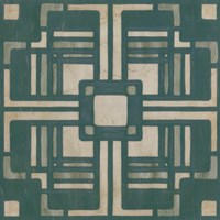 Deco Tile I Framed Print