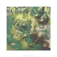 Entwined Emerald I Fine Art Print