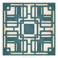 Non-Embellished Deco Tile IV Fine Art Print