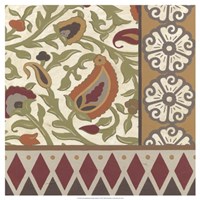 Non-Embellished Turkish Garden IV Framed Print