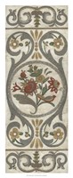 Tudor Rose Panel I Framed Print
