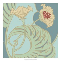 Poppy Flourish II Framed Print