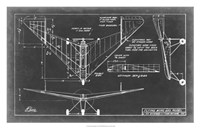 Aeronautic Blueprint V Fine Art Print