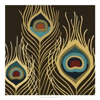 Peacock Trilogy II Fine Art Print