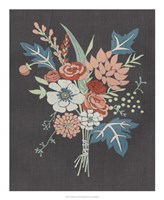 Coral Bouquet I Framed Print