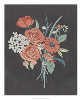 Coral Bouquet II Framed Print