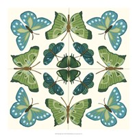 Butterfly Tile I Fine Art Print